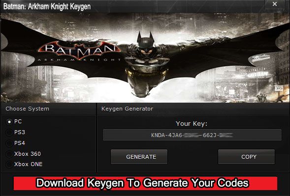 batman arkham city manual serial key